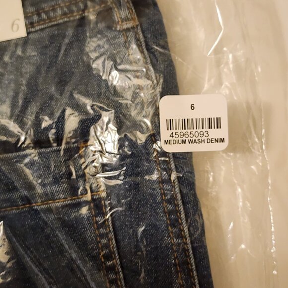 Cato Lace Up Denim Shorts - 6 - Picture 8 of 9